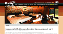 Desktop Screenshot of mount-etjo.com